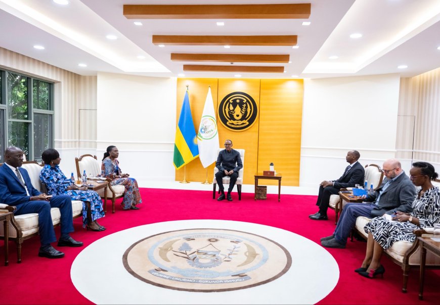 Perezida Kagame yakiriye abayobozi ba AU baganira ku guteza imbere urwego rw’ubuzima muri Afurika