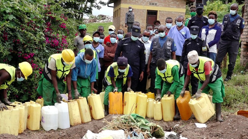 Southern Province Authorities Destroy Cannabis and Illegal Alcohol